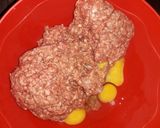 Foto del paso 1 de la receta: Pan de carne, con lechuga-tomate y guarnición de papas