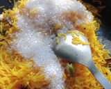 पीले मीठे चावल (pile meethe chawal recipe in Hindi) रेसिपी चरण 3 फोटो