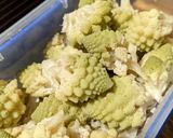 A picture of step 1 of Romanesco creamy dip.