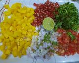 A picture of step 1 of Mango 🥭 Salsa ya mango 🥭 Salad 🥗 😋.