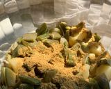 A picture of step 5 of Aloo-Sem/potato-butter bean Pickle.