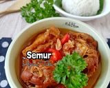 Foto langkah ke 7 dari resep 747. Semur Ayam-Tahu Bumbu Iris.