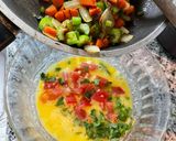 Foto del paso 3 de la receta: Desayuno nutritivo: Omelette de vegetales