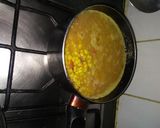 A picture of step 3 of Chana dal.
