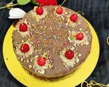 नो बेक बिस्कुट केक (no bake biscuit cake recipe in Hindi) रेसिपी चरण 8 फोटो