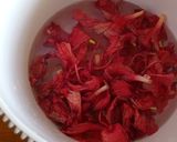 A picture of step 2 of Hibiscus Tea #AuthorMarathon.