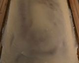 A picture of step 4 of Banana bread brownies.