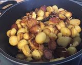 Une image de l'étape 8 de Pommes de terre rôties aux cèpes ail persil et graisse de canard.