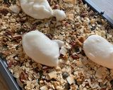 A picture of step 5 of My mother in law’s granola 💗.
