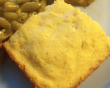 A picture of step 4 of Cream of Mushroom Cornbread with Sausage.