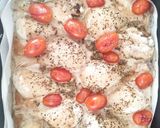Foto del paso 2 de la receta: Muslos de Pollo y Cherrys Asados con Leche de Coco, Yakiniku y Salsa de Humo