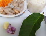 Mpasi 8 bulan - bubur nasi udang langkah memasak 1 foto