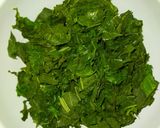 Foto langkah ke 2 dari resep Tumis daun singkong dan udang.