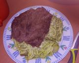 Foto del paso 6 de la receta: Tallarines verdes con bisteck