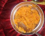 A picture of step 4 of Gajar ka halwa.