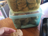 Cookies vainilla y chips (sin huevo)