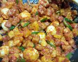 Foto langkah ke 4 dari resep Sambal Goreng Tempe Telur Puyuh.