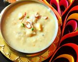 A picture of step 4 of Payasam(coconut).