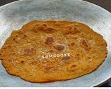 A picture of step 2 of Leftover Methi Dal Thepla.