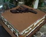 Foto langkah ke 5 dari resep Tiramisu Birthday Cake.