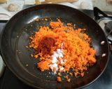 A picture of step 1 of Carrot paratha.