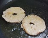 A picture of step 3 of Apple Jalebi/Apple Donut.