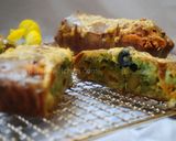 A picture of step 14 of My savoury bread (cake) نان زیتون با سبزیجات.