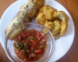 A picture of step 6 of Sweet potato Viazi Karai With fried eggs.