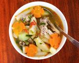 Hình bước làm 4 của món Canh su hào nấu xương 🤪