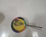 A picture of step 8 of Maharashtrian godd(sweet dal) varan.