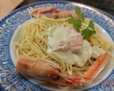 Foto del paso 7 de la receta: Espaguetis con cigalas frescas y salsa marinera