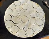 A picture of step 2 of Papadi (For Papdi Chat).