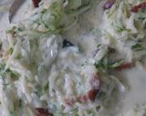 A picture of step 2 of Cucumber garri.
