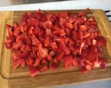 Une image de l'étape 8 de Gratin de céleri branche au jambon blanc, poivrons rouges et parmesan.