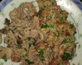 Foto del paso 2 de la receta: Atún y trigo burgol con vegetales