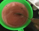 A picture of step 1 of Watermelon Ice cream.