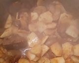 A picture of step 1 of Shaljum Gosht Turnip mutton.