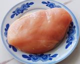 Hình bước làm 1 của món Ức GÀ xào bắp non