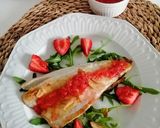 Foto del paso 9 de la receta: Lubina con vinagreta de fresas