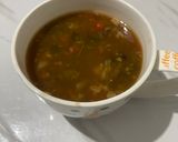 A picture of step 2 of Veg Chinese Soup.