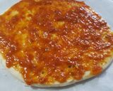 A picture of step 8 of Pizza Sandwich 😋.