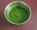 A picture of step 1 of Green Vegetables juice.