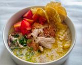 Foto langkah ke 6 dari resep Soto Ayam Betawi Kuah Susu.