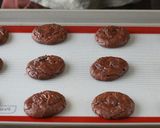A picture of step 8 of Brownie Crinkle Cookies [No Flour].