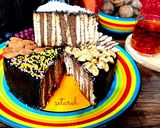 عکس مرحله 1 از دستور کیک یخچالی🍰