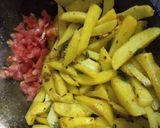 A picture of step 3 of Garlic Potato Wedges.