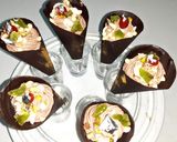 A picture of step 5 of Soft Chocolates Filing Cones.