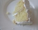 A picture of step 7 of Seminaked White forest. #charityrecipe.