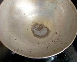 A picture of step 2 of Carrot and Beans Toran.