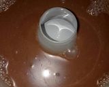 Foto langkah ke 4 dari resep Puding ubi lapis coklat.
